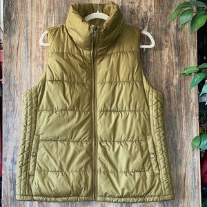 Old Navy Khaki Puffer Vest